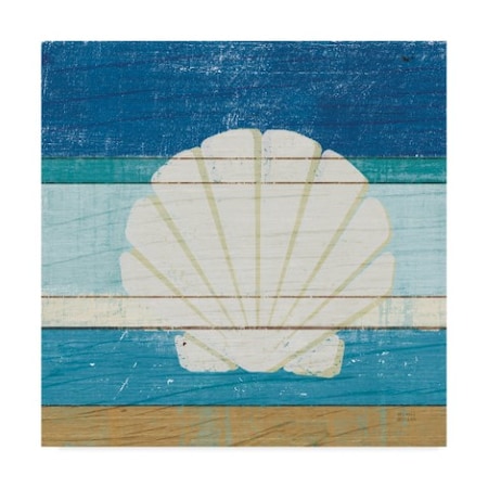 Michael Mullan 'Beachscape Shell V2' Canvas Art,24x24